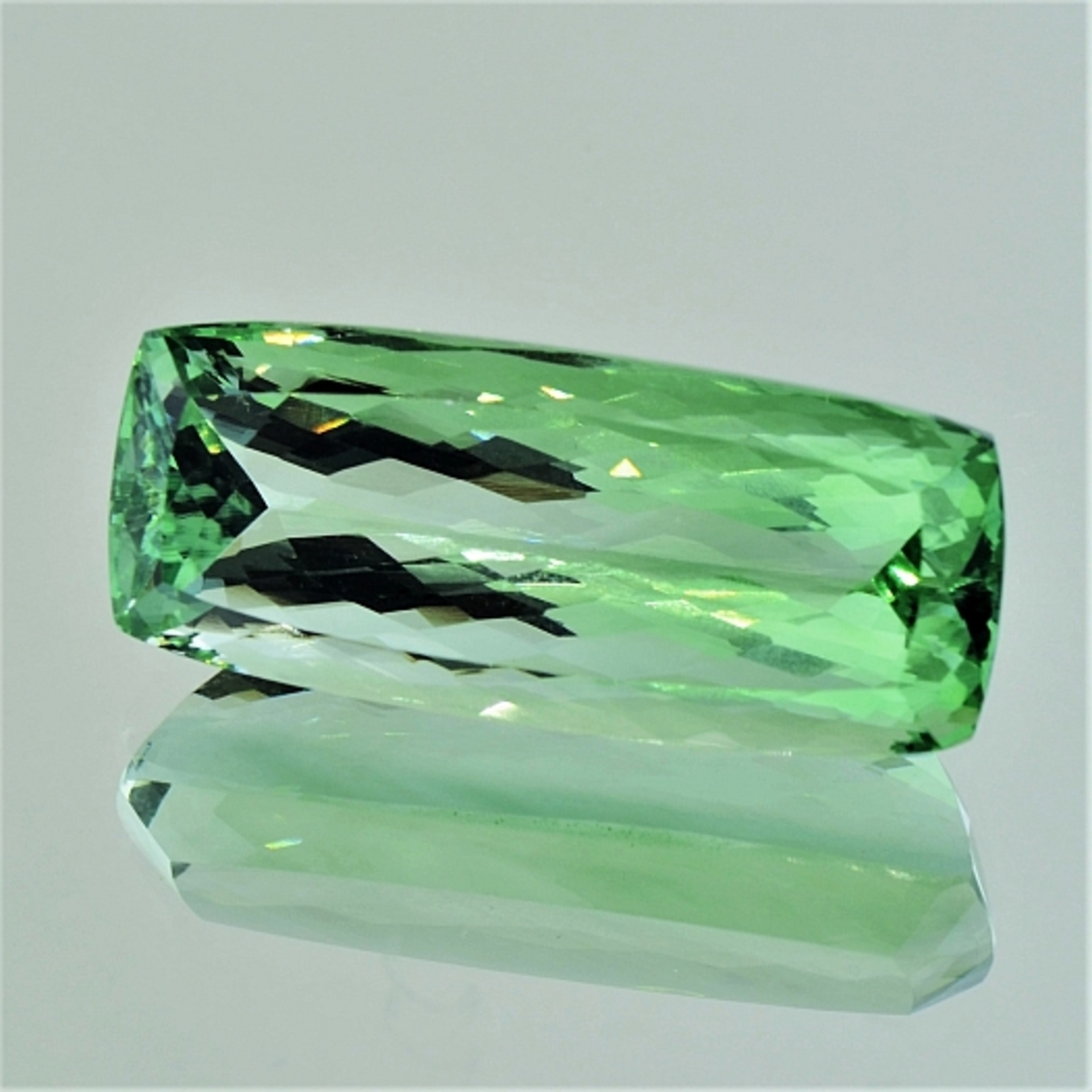 Prasiolite cushion 47.23 ct