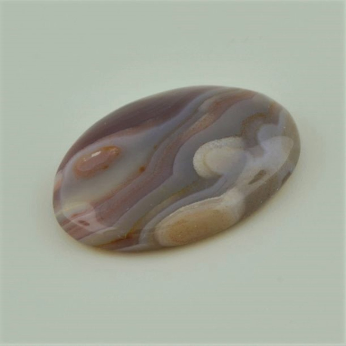 Achat Cabochon oval multicolor 48,99 ct