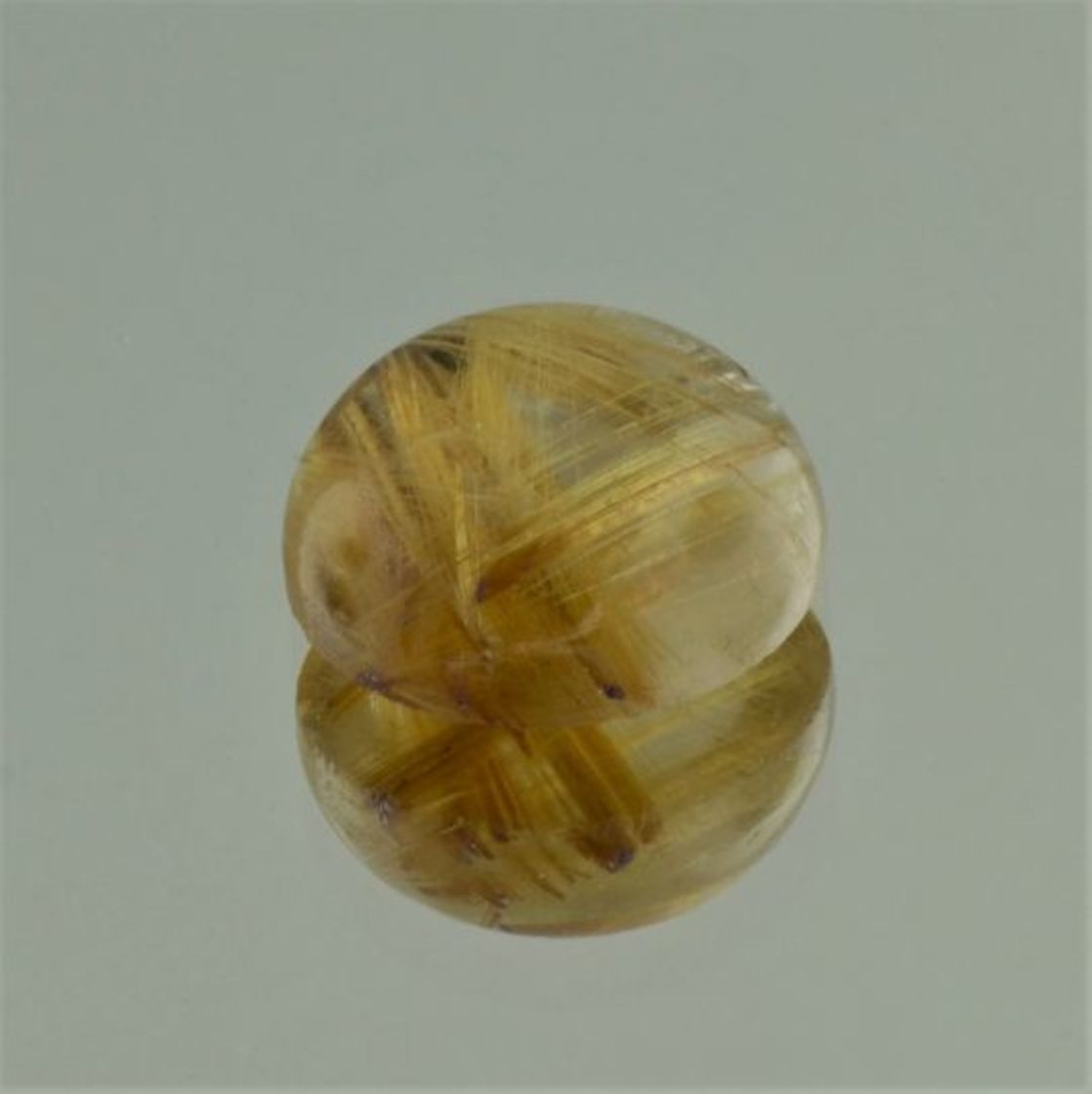 Rutilquarz Cabochon rund 11,55 ct