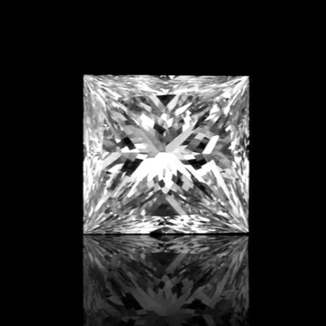 Diamant Princess feines Weiss G lupenrein 0,52 ct.