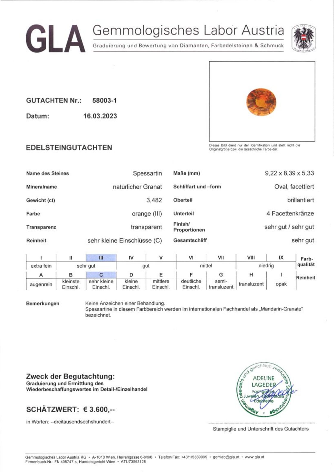 Mandarin Garnet