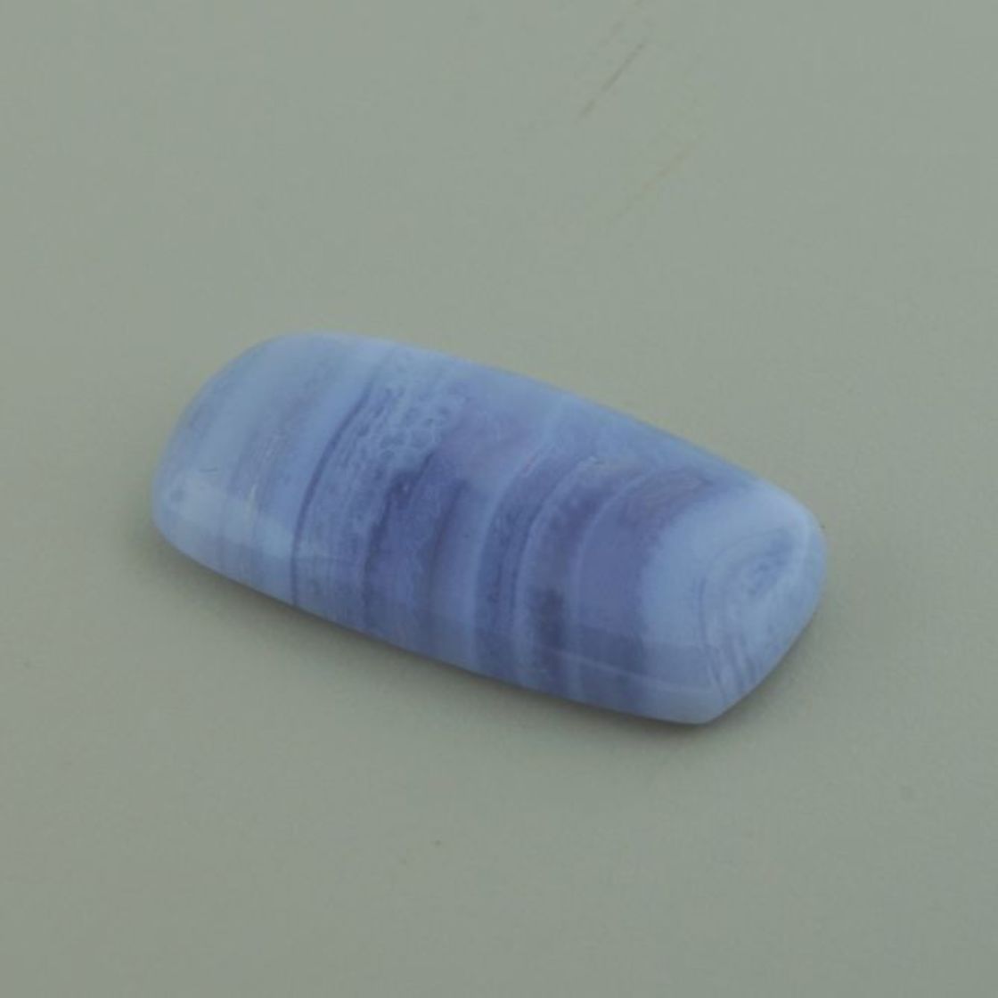 Chalcedon Cabochon antik blau 23,24 ct