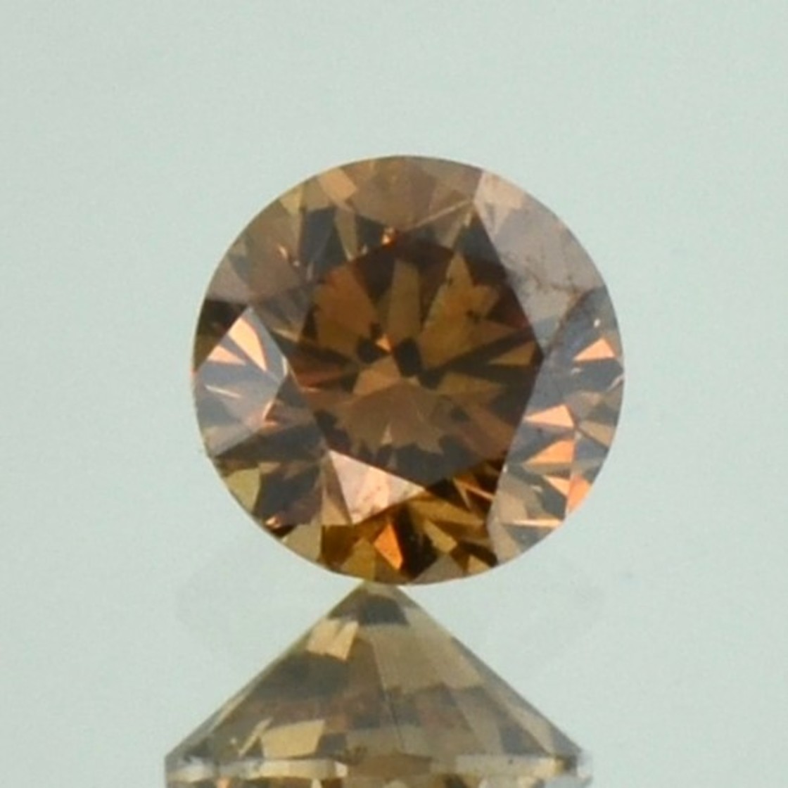 Fancy Diamond round brilliant brown vs2 0.62 ct