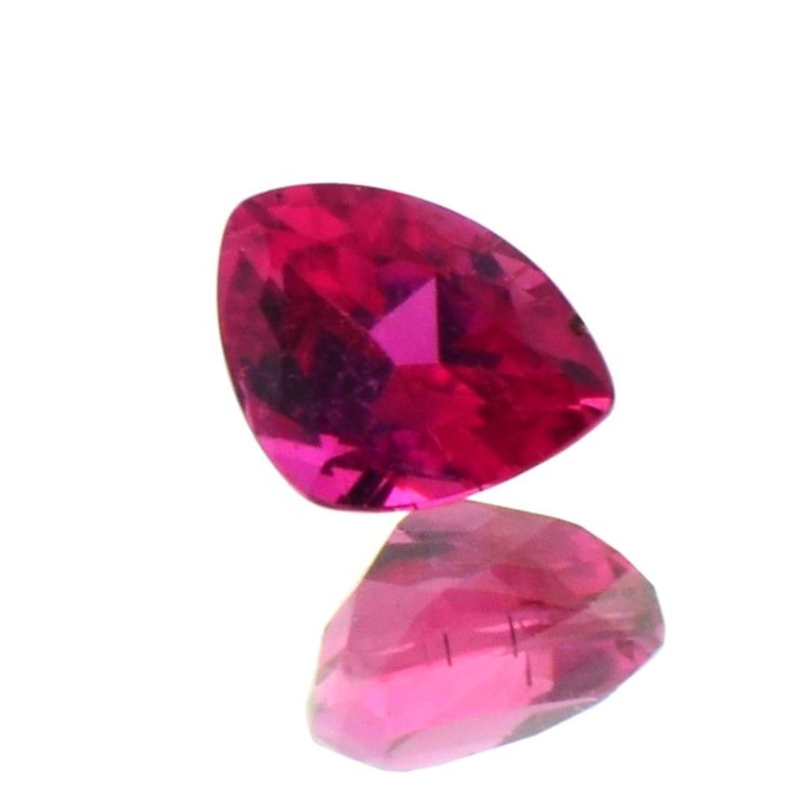 Rubellite Tourmaline trillion reddish pink 1.90 ct