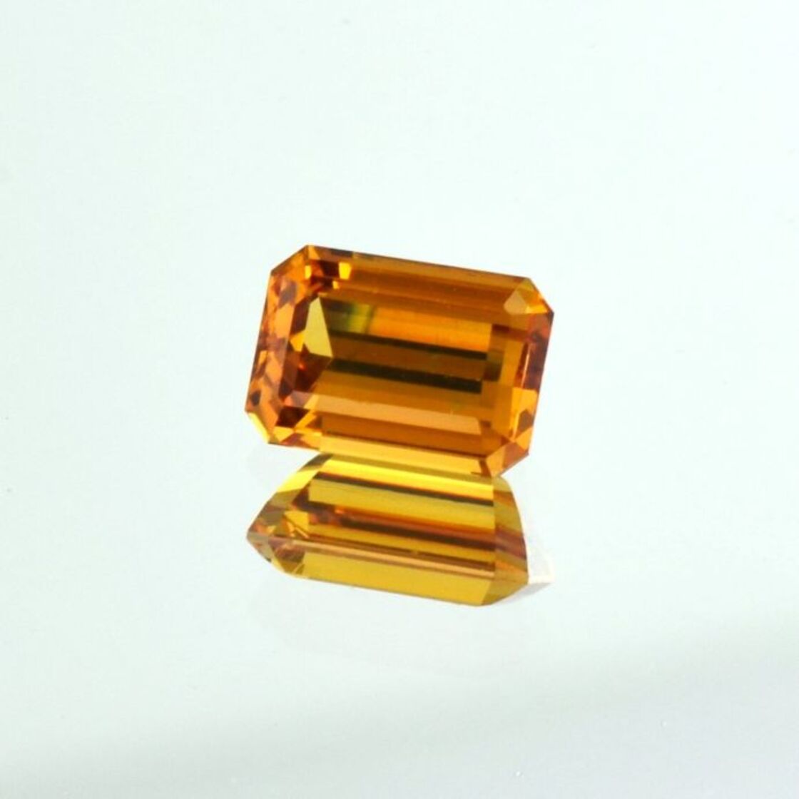 Garnet Grossularite octagon orange 1.87 ct