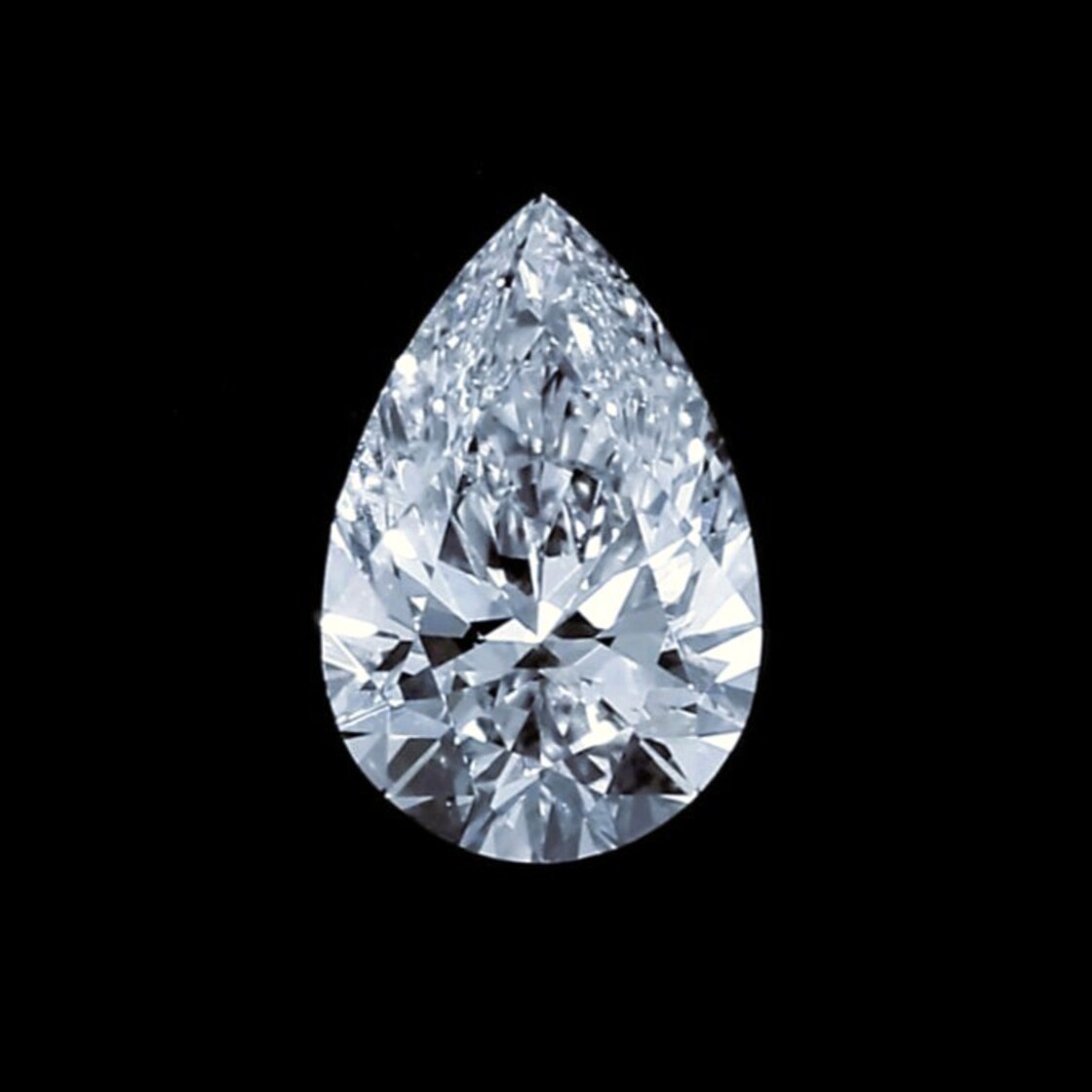 Diamant Tropfen hochfeines Weiss+ (D) lupenrein 0,61 ct.