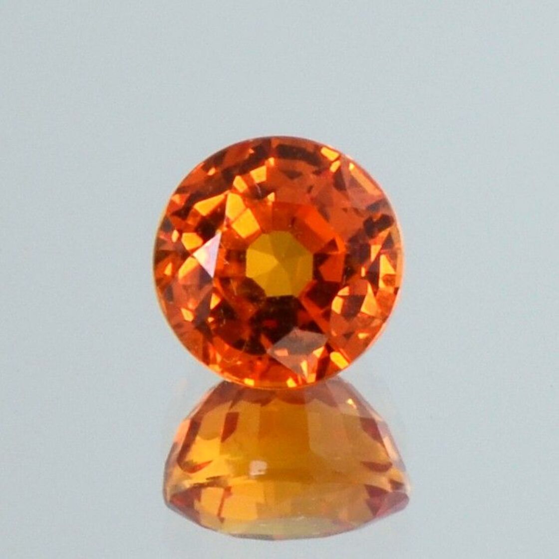 Mandarin-Granat round orange 2.05 ct