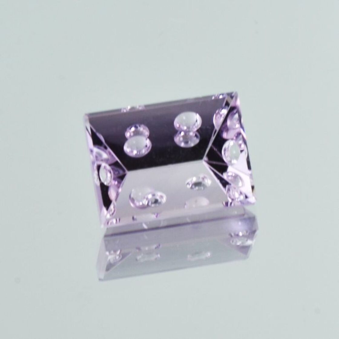 Amethyst Design-Rechteck helles Lila 11,38 ct