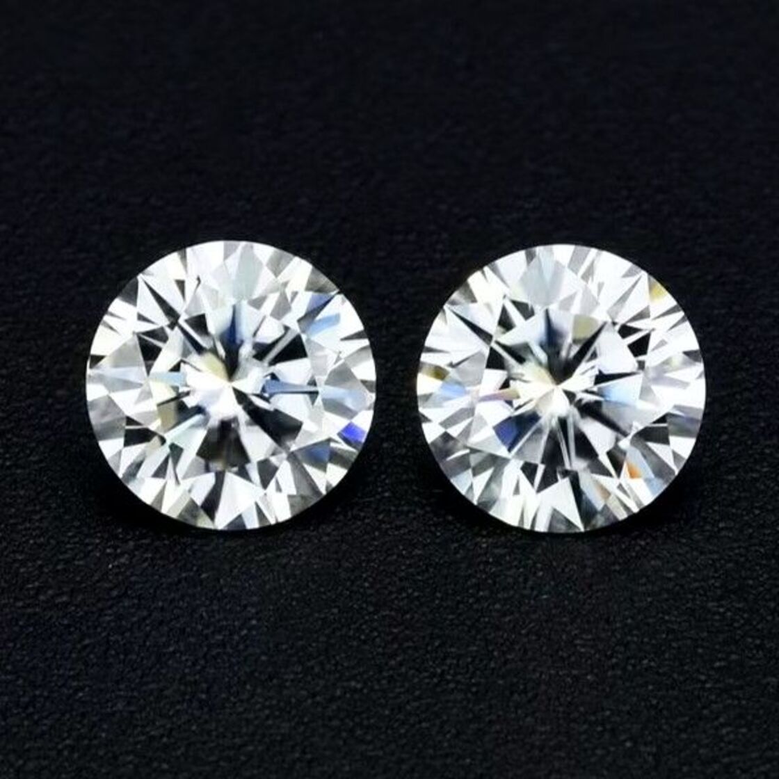 Diamanten Pair hochfeines white D loupe clean 0.40 ct.