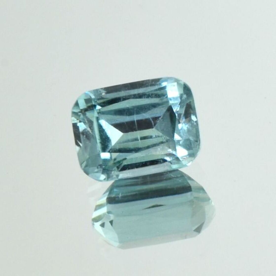 Indicolite Tourmaline cushion light blue 3.66 ct