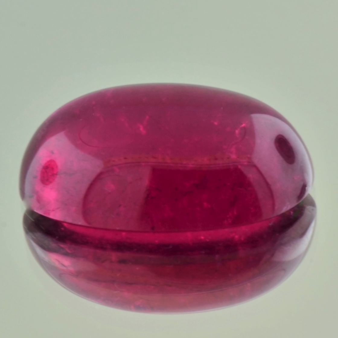 Rubellite Tourmaline cabochon oval purple red 53.47 ct