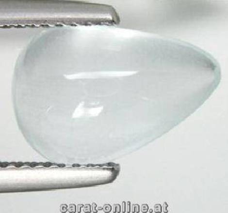 Aquamarin, Tropfen Cabochon (5,14 ct.) aus Brasilien Aquamarin, Tropfen Cabochon (5,14 ct.) aus Brasilien