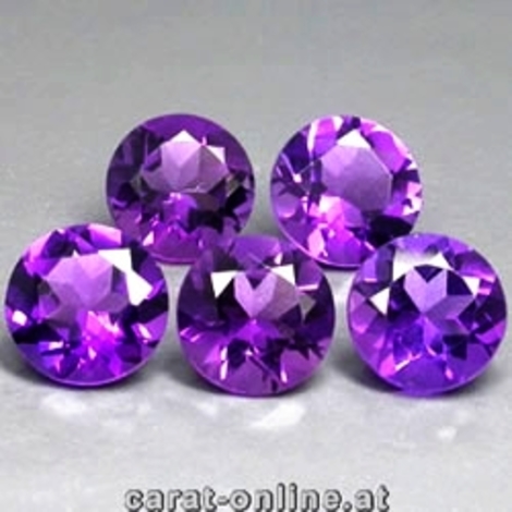 Amethyst Lot rund ca. 3,8 ct Amethyst Lot rund ca. 3,8 ct