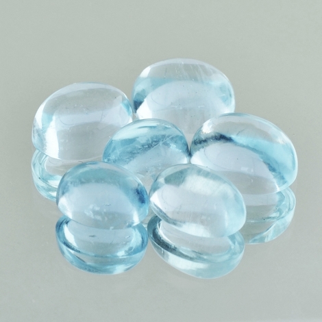 Aquamarin Lot Cabo oval 29,77 ct Aquamarin Lot Cabo oval 29,77 ct