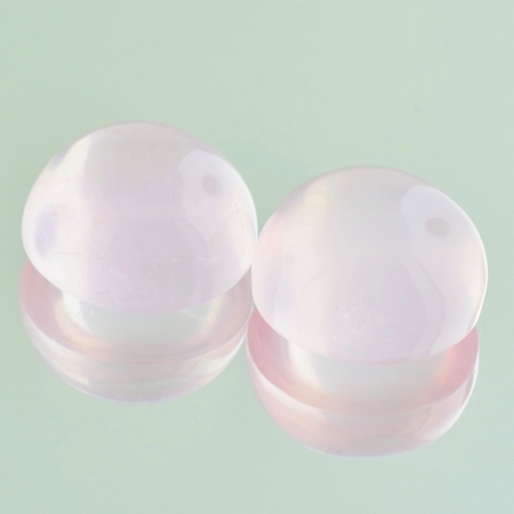 Rosenquarz Duo Cabo rund 32,51 ct Rosenquarz Duo Cabo rund 32,51 ct