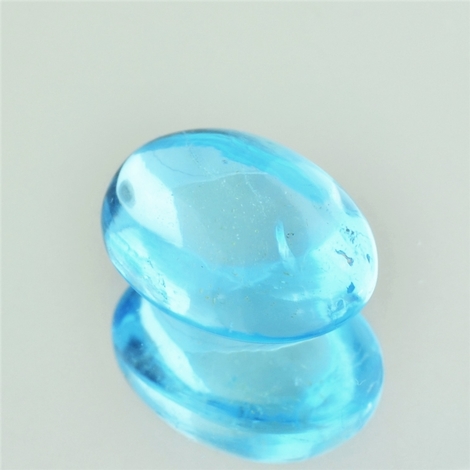 Blautopas Cabochon oval 14,83 ct Blautopas Cabochon oval 14,83 ct