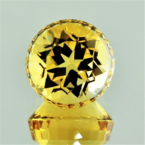 Citrin Rund-Design gelb 25,22 ct Citrin Rund-Design gelb 25,22 ct