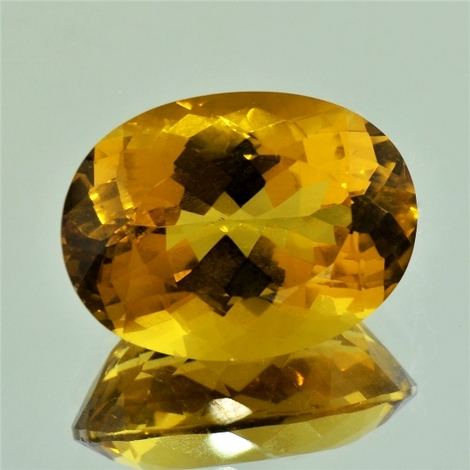 Citrin oval 21,59 ct