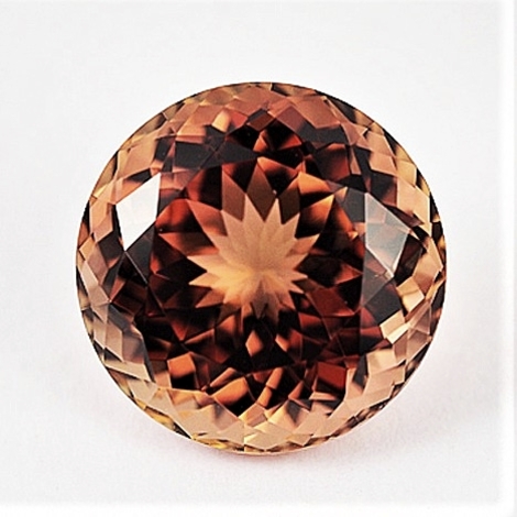 Turmalin rund rosa-orangebraun 14,44 ct. Turmalin rund rosa-orangebraun 14,44 ct.