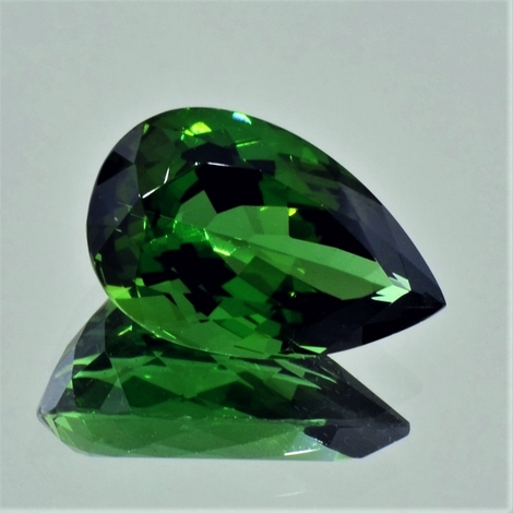 Verdelith Turmalin Tropfen grün 10,49 ct Verdelith Turmalin Tropfen grün 10,49 ct