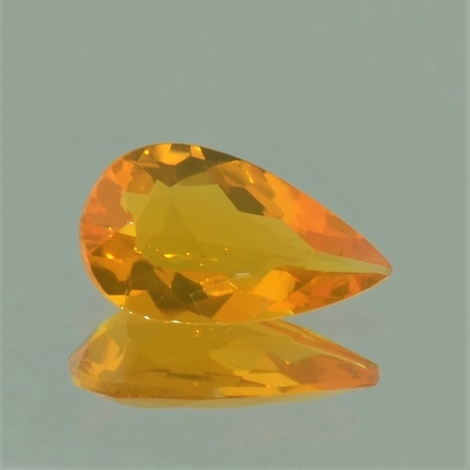 Fire Opal pear yellowish-orange 1.53 ct Fire Opal pear yellowish-orange 1.53 ct