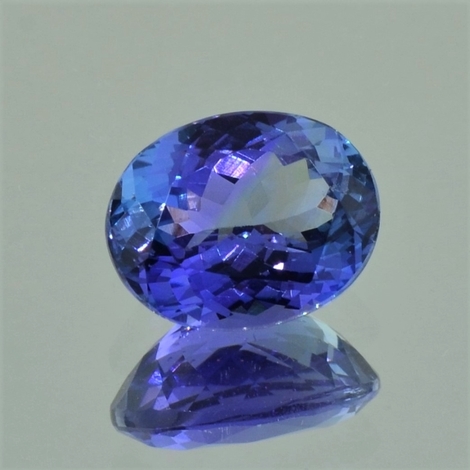 Tansanit oval ungebrannt 3,33 ct Tansanit oval ungebrannt 3,33 ct