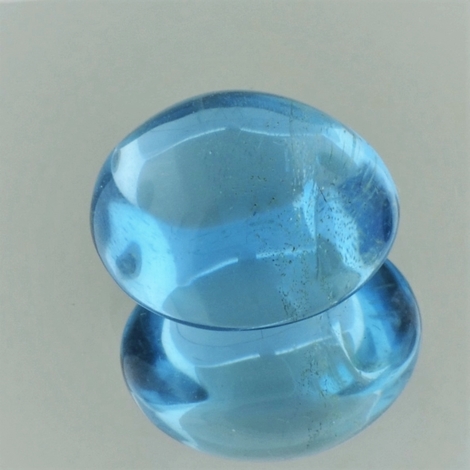 Blautopas Cabochon oval 10,02 ct Blautopas Cabochon oval 10,02 ct