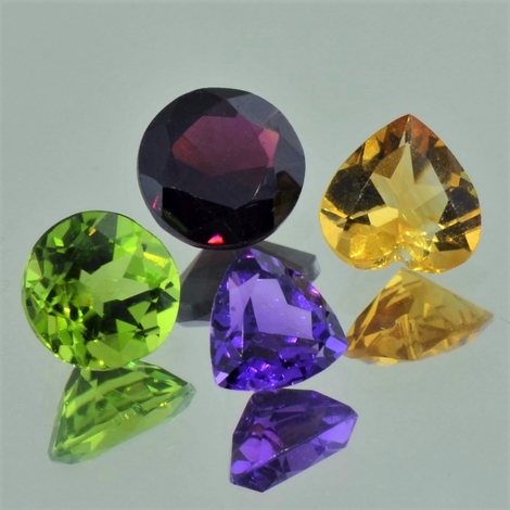 Mixed Lot facettiert multicolor 6,60 ct Mixed Lot facettiert multicolor 6,60 ct