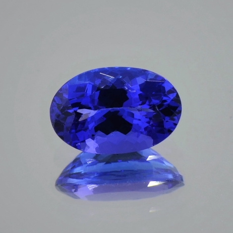 Tansanit oval intensivblau 2,57 ct Tansanit oval intensivblau 2,57 ct