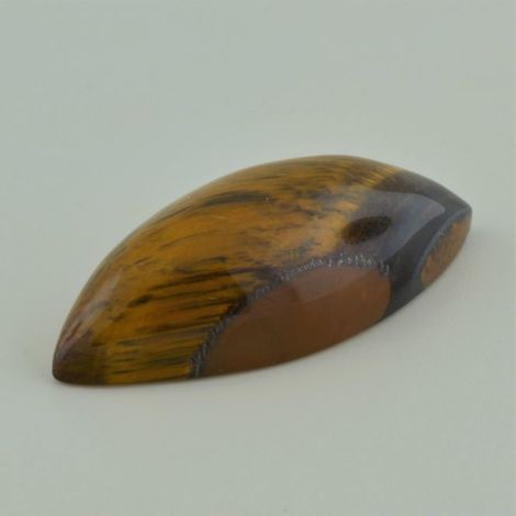 Tiger's Eye cabochon marquise brown 69.83 ct