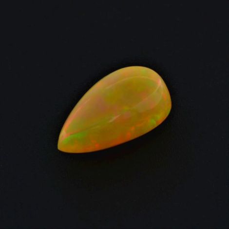 Precious Opal cabochon pear multicolor 5.20 ct.