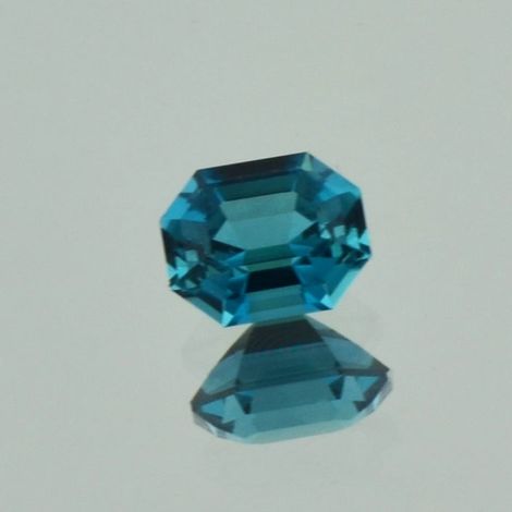 Indigolith Turmalin octagon blau 1,32 ct