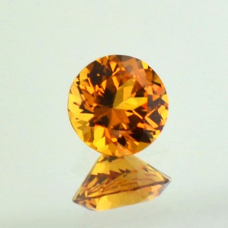 Mandarin Garnet round orange 1.33 ct