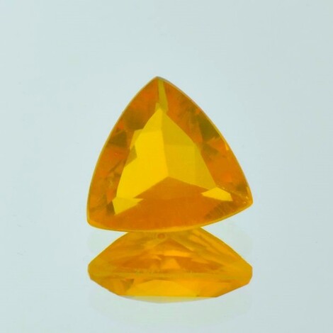 Fire Opal, 3,01 ct., trillion faceted, yellow orange | gemstones online ...