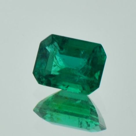 Emerald octagon intense green 1.96 ct