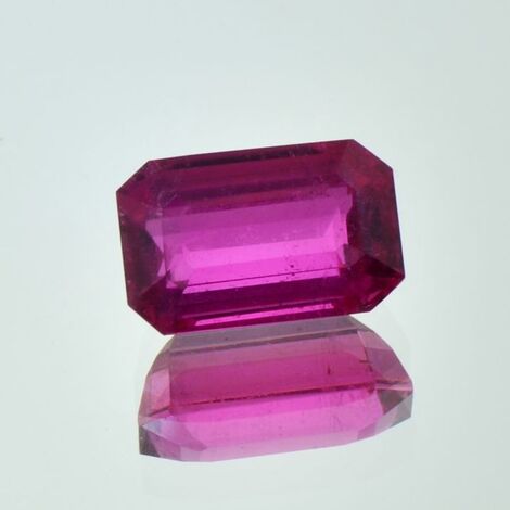 Rubellit Turmalin octagon rötlich-pink 6,80 ct