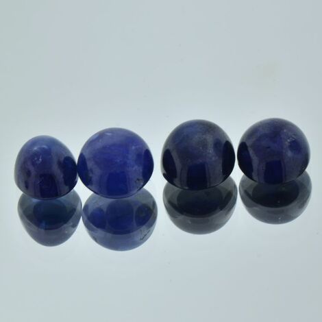 Sapphire Lot cabochons oval blue 23.83 ct