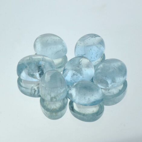 Aquamarine Lot cabochons oval 52.80 ct