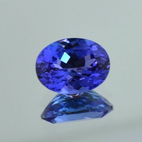 Tanzanite oval blue 4.62 ct.