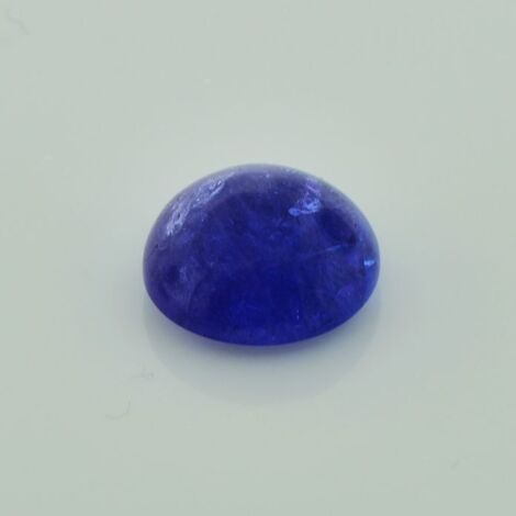 Tansanit Cabochon rund blau 8,51 ct