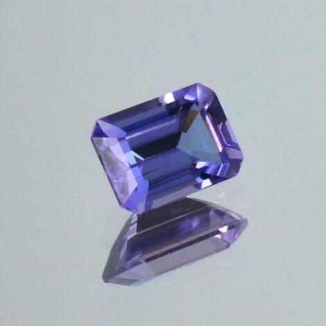 Tansanit octagon blau 1,86 ct