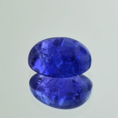 Tanzanite cabochon oval blue 10.89 ct