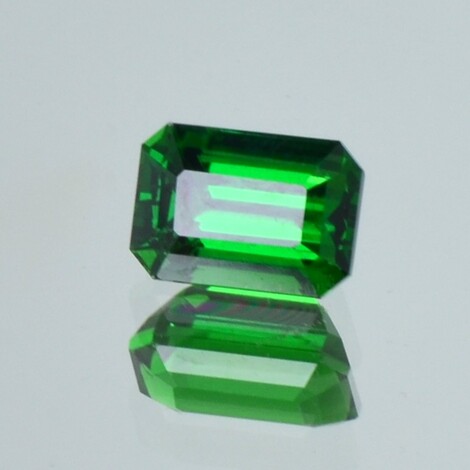 Tsavorit Granat octagon intensives Grün 2,53 ct