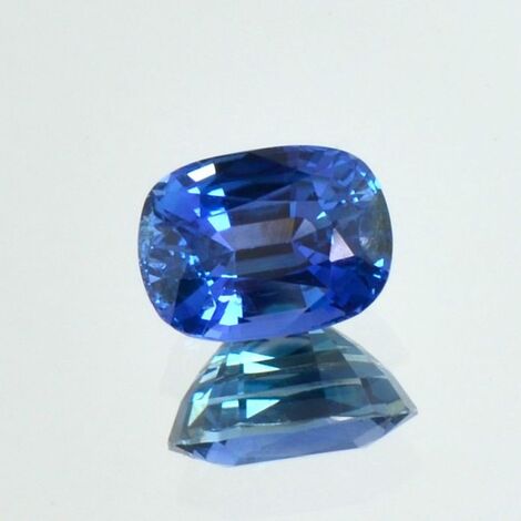 Burma Sapphire cushion blue untreated 3.23 ct