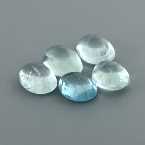 Aquamarin Lot Cabochons oval 32,57 ct