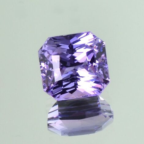 Saphir octagon-princess lila unbehandelt 6,53 ct