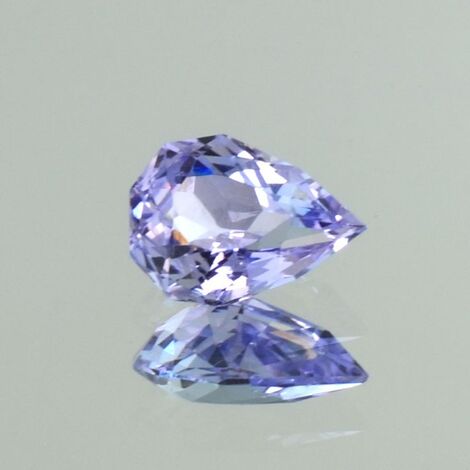 Tansanit Tropfen helles Lila ungebrannt 2,22 ct