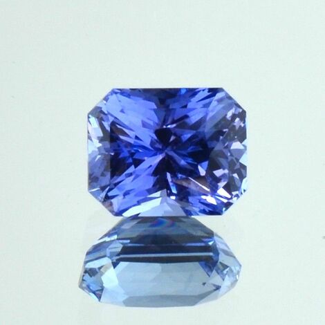 Saphir, Achteck-Princess facettiert (4,05 ct.) aus Tansania
