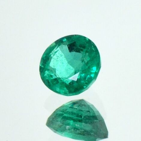 Smaragd rund grün 1,39 ct.
