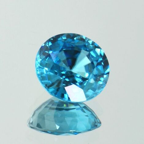 Zirkon rund blau 9,92 ct.